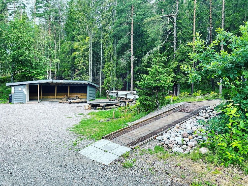 hiking trail that is adapted for wheelchair users at Skien leisure park