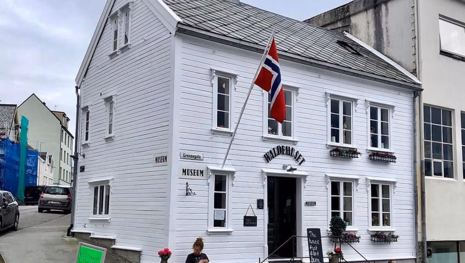 Waldehuset - huset som ikkje brann.