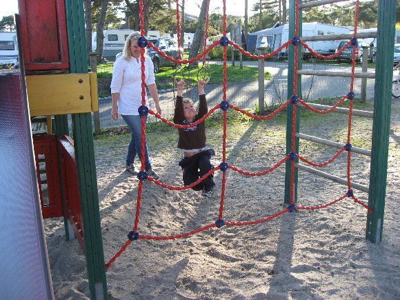 Children playing on the playground
