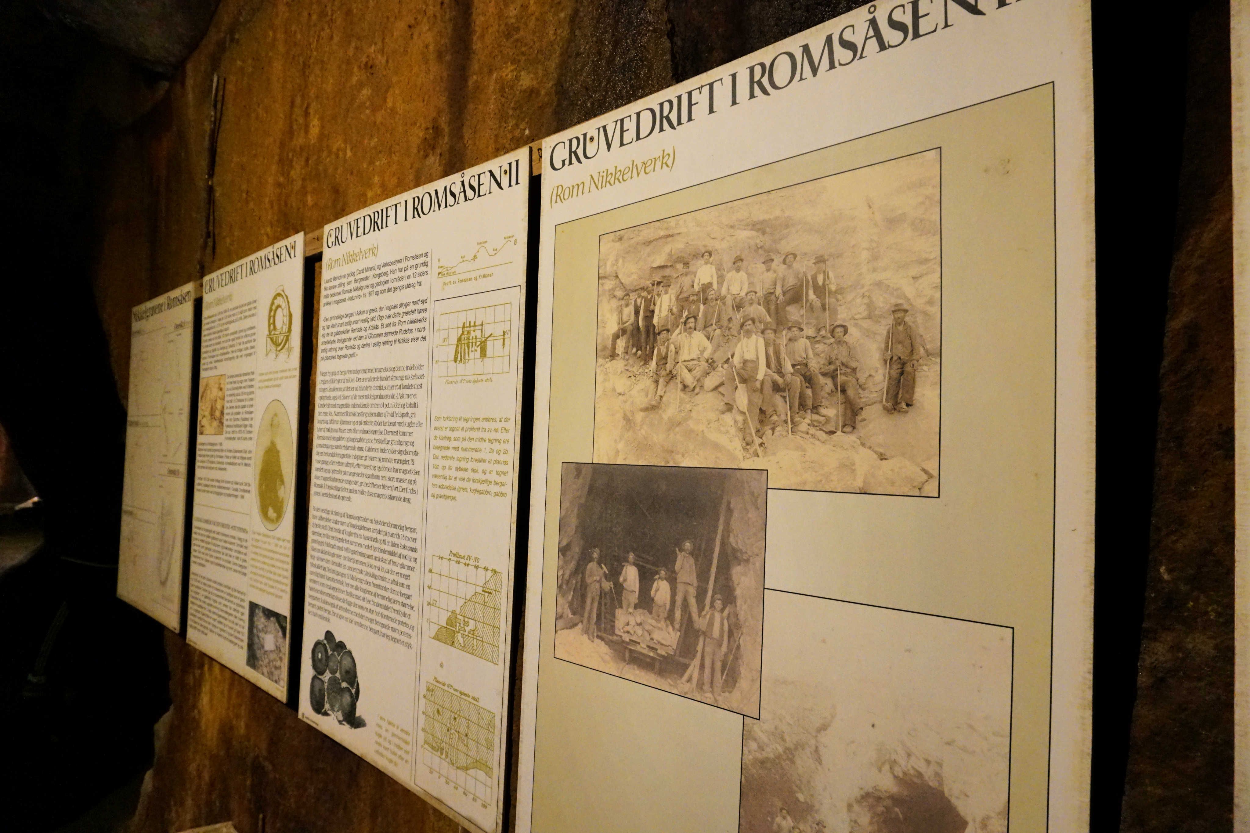 exhibition in the mines
