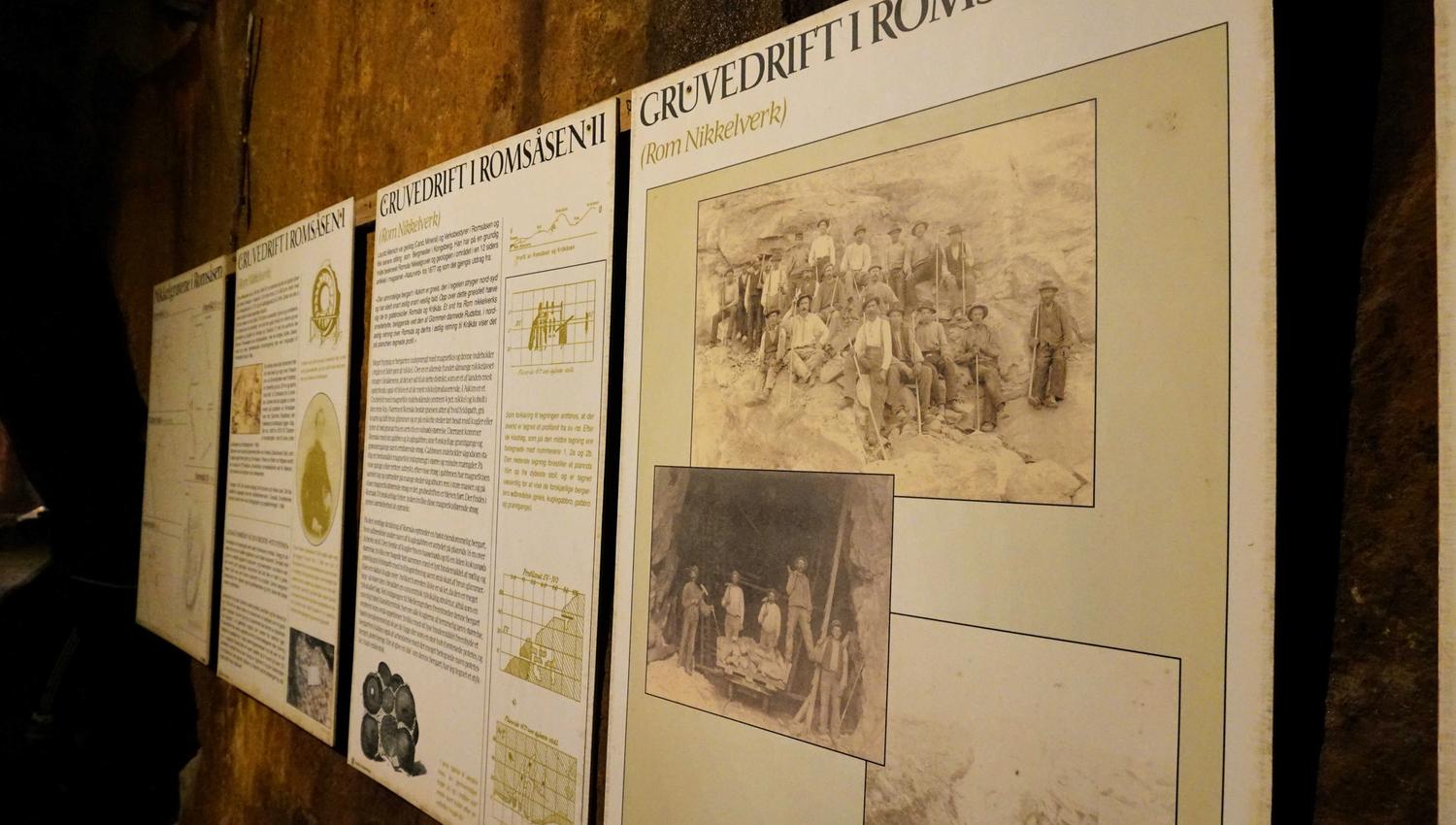 exhibition in the mines