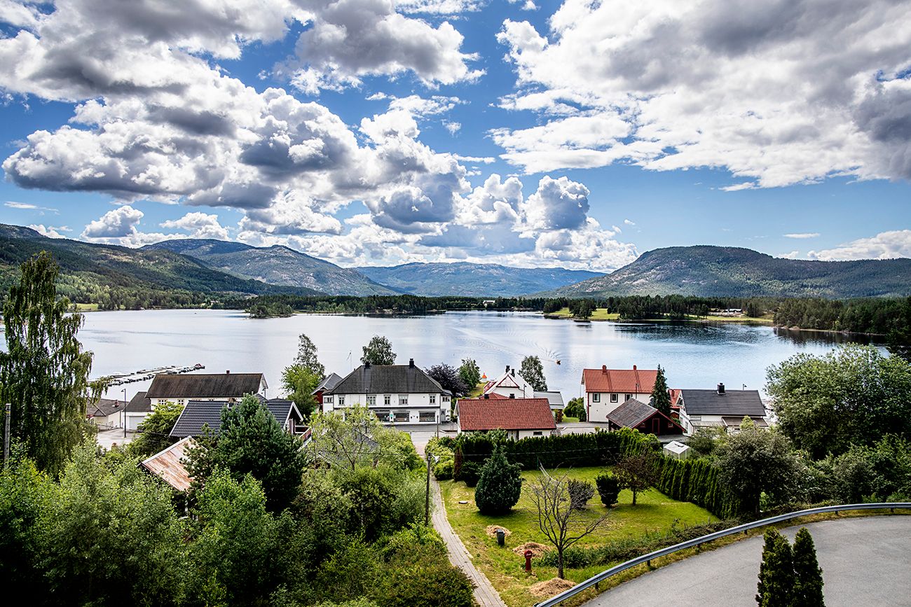utsikt fra vinduet på Vrådal leiligheter Straand-Vrådal_RAISFOTO_web
