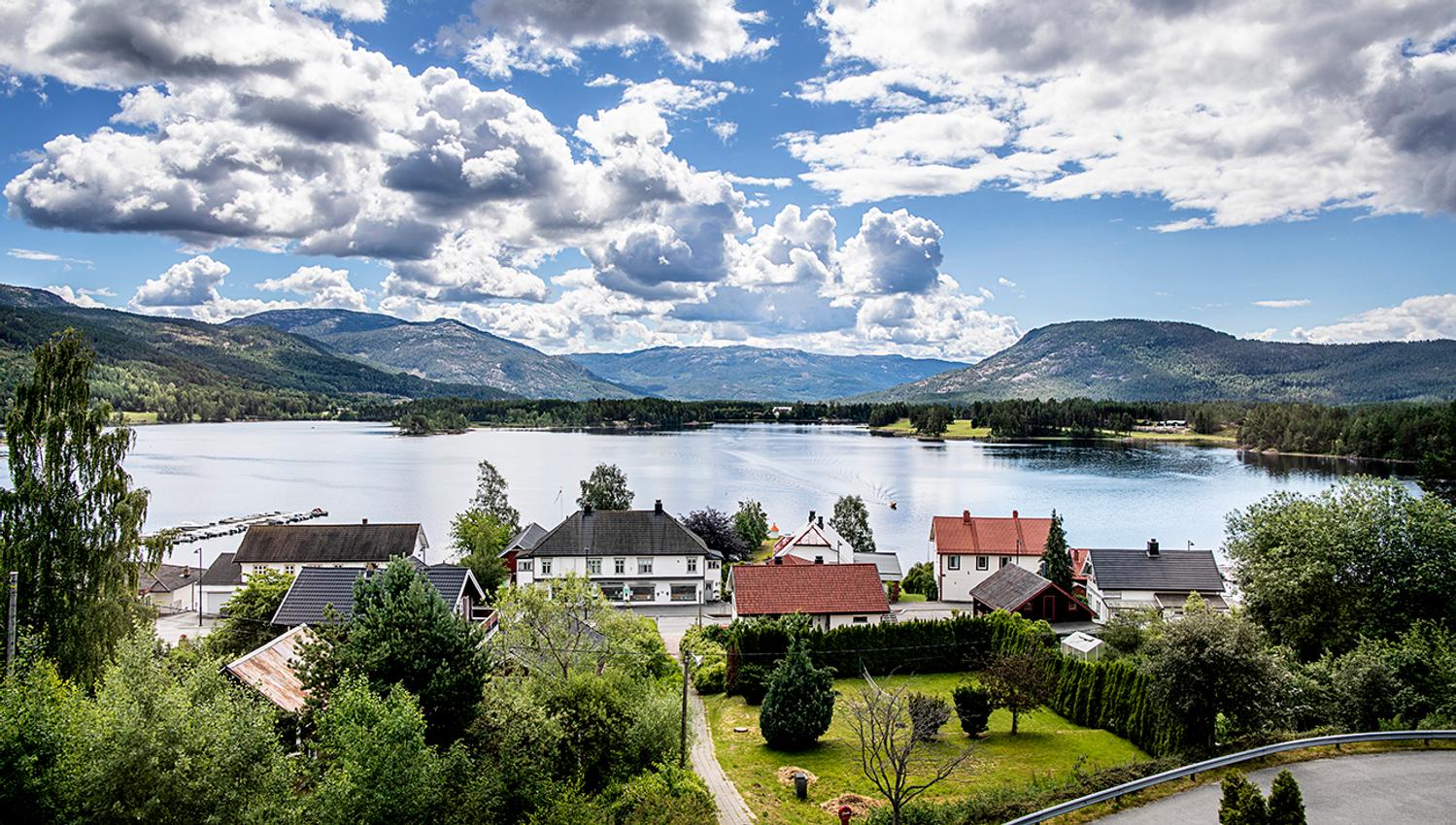 utsikt fra vinduet på Vrådal leiligheter Straand-Vrådal_RAISFOTO_web