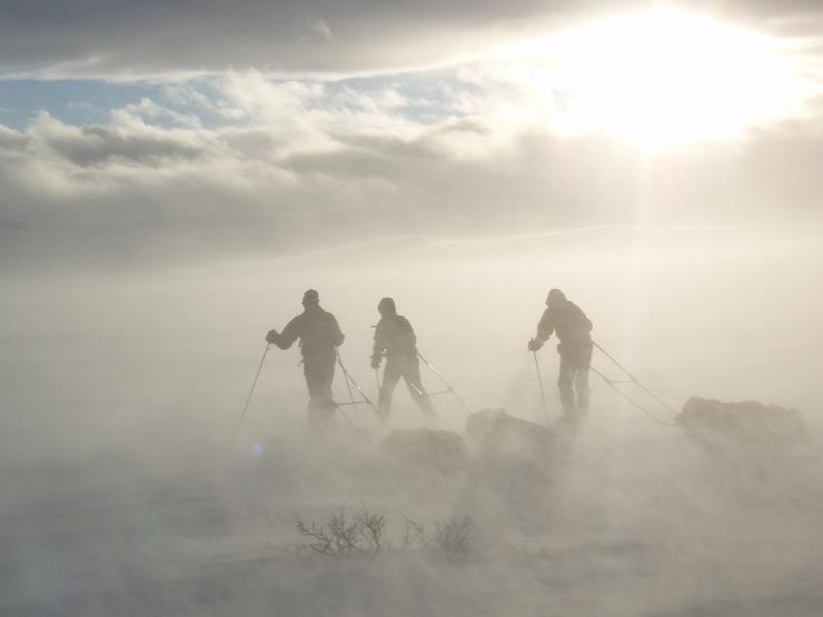 Skiekspedisjon over Finnmarksvidda med Turgleder