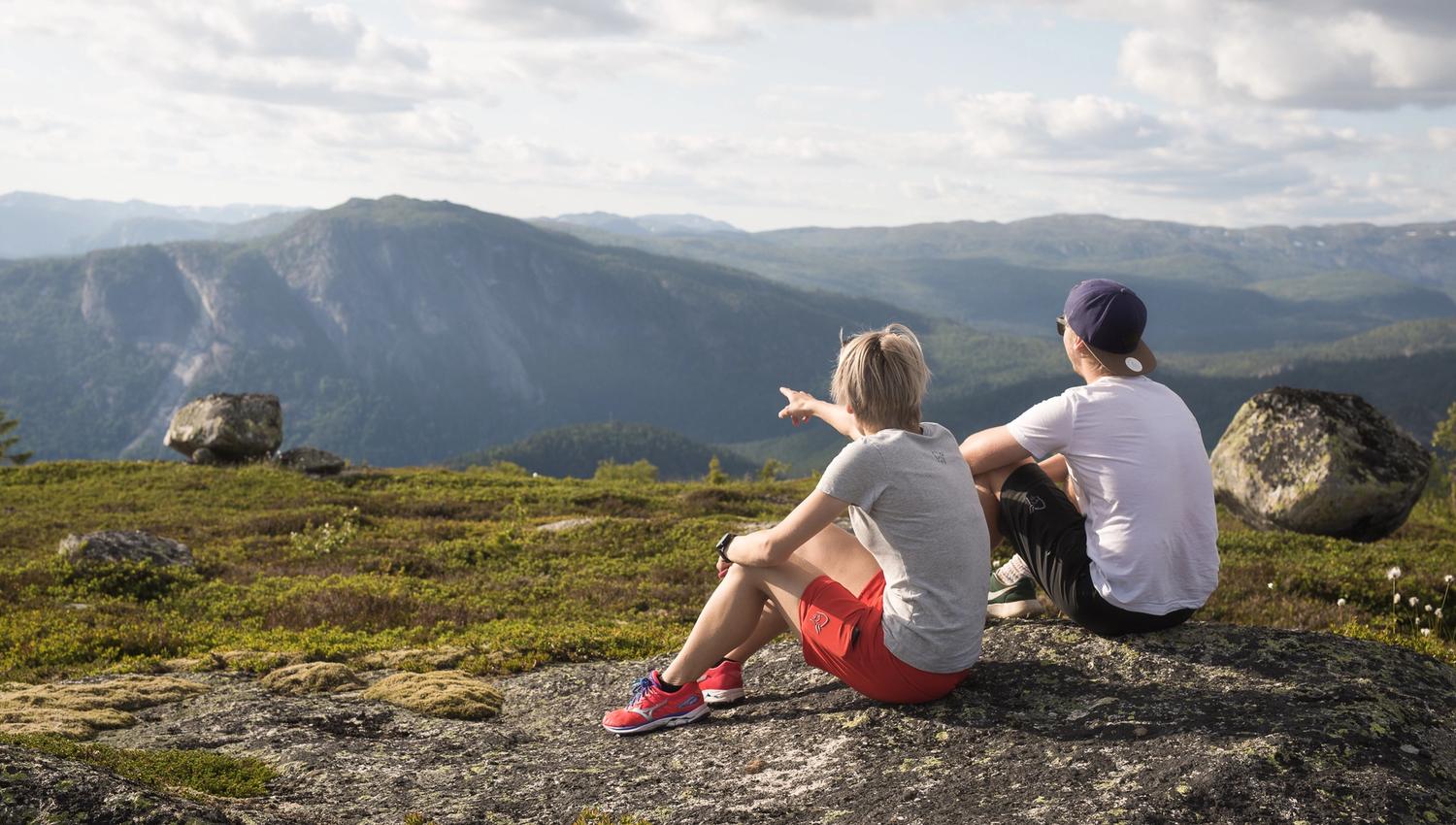 Utsikt fra Einang