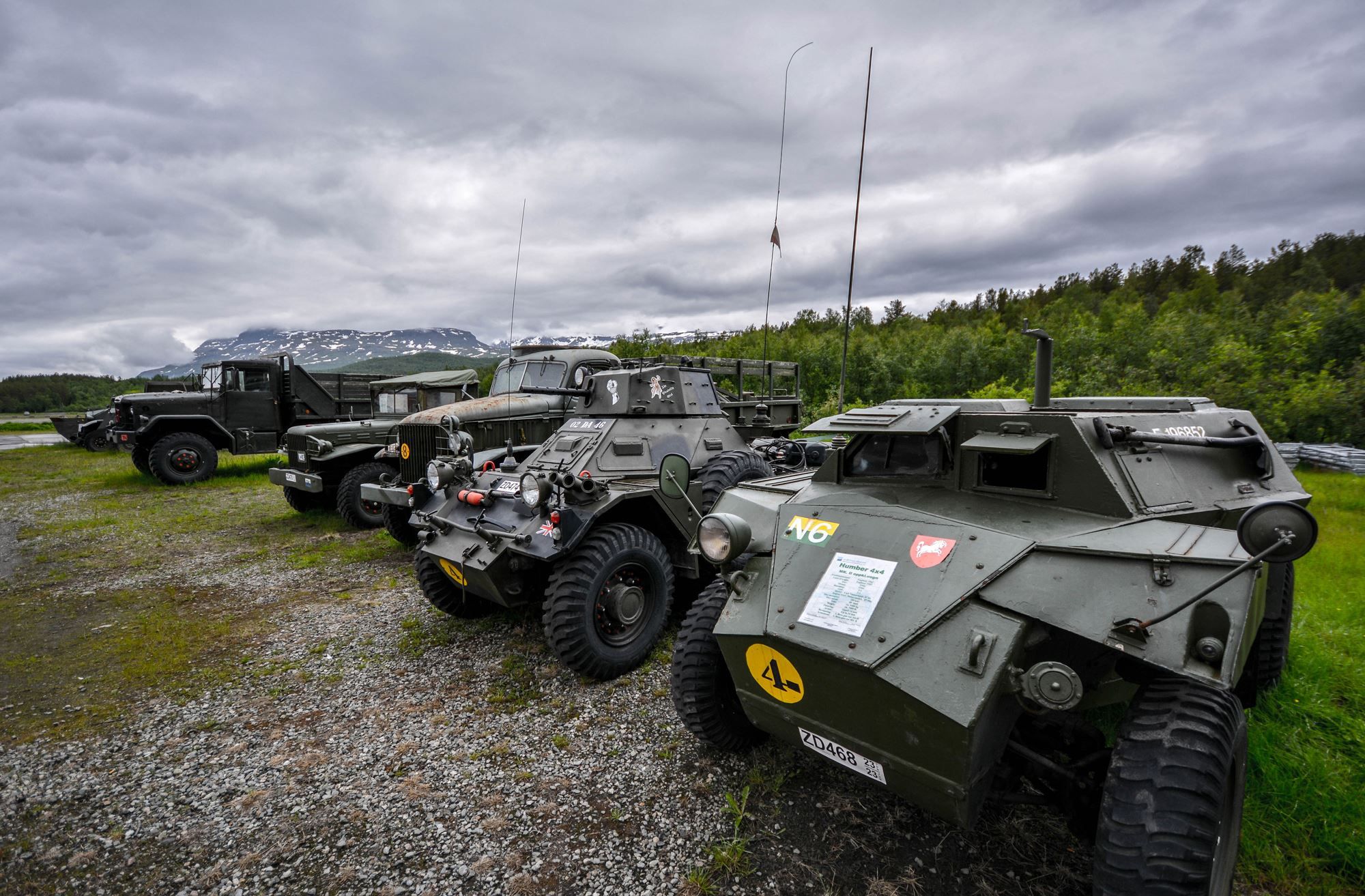 Military equipment.