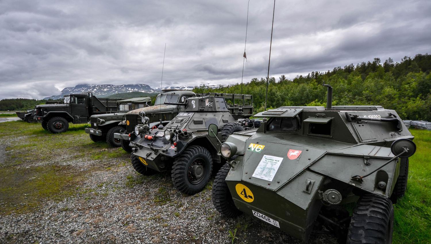 Military equipment.