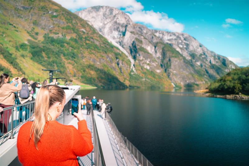 Fjord cruise on the Nærøyfjord 
