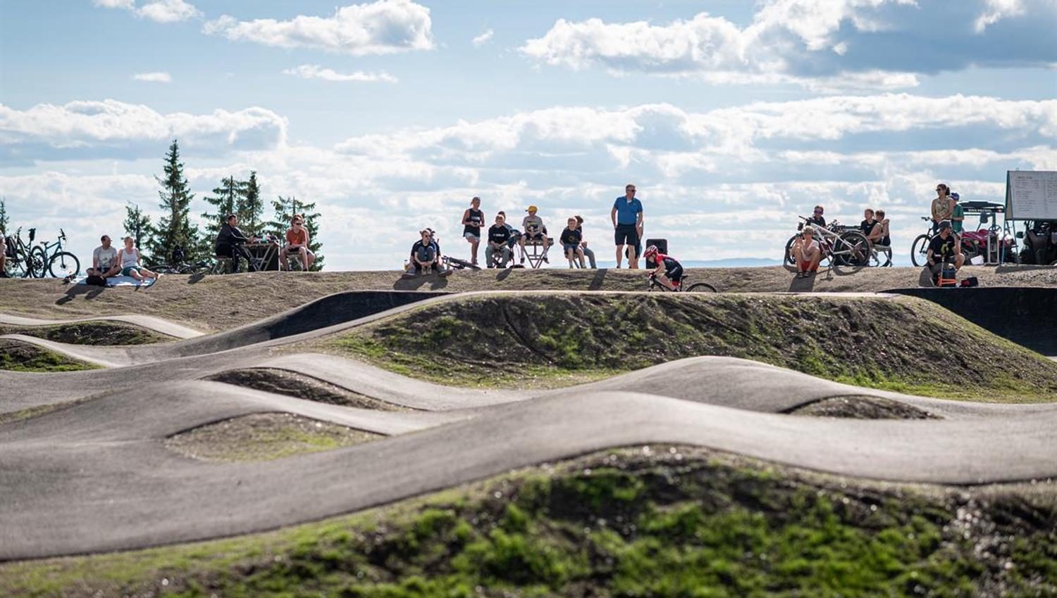 Pumptrack in Hafjell Bike Park