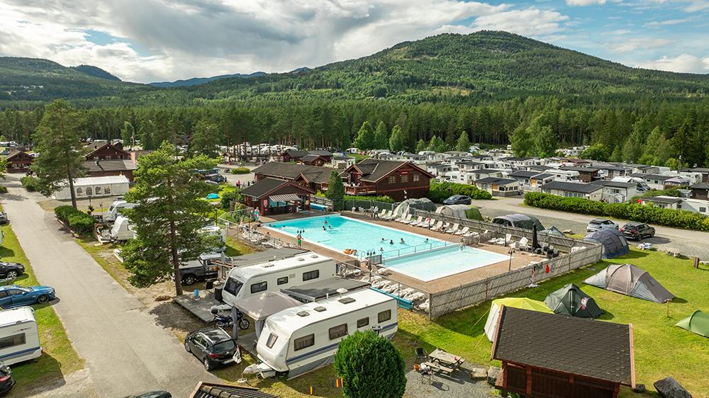 Swimming pool at First Camp Bø.