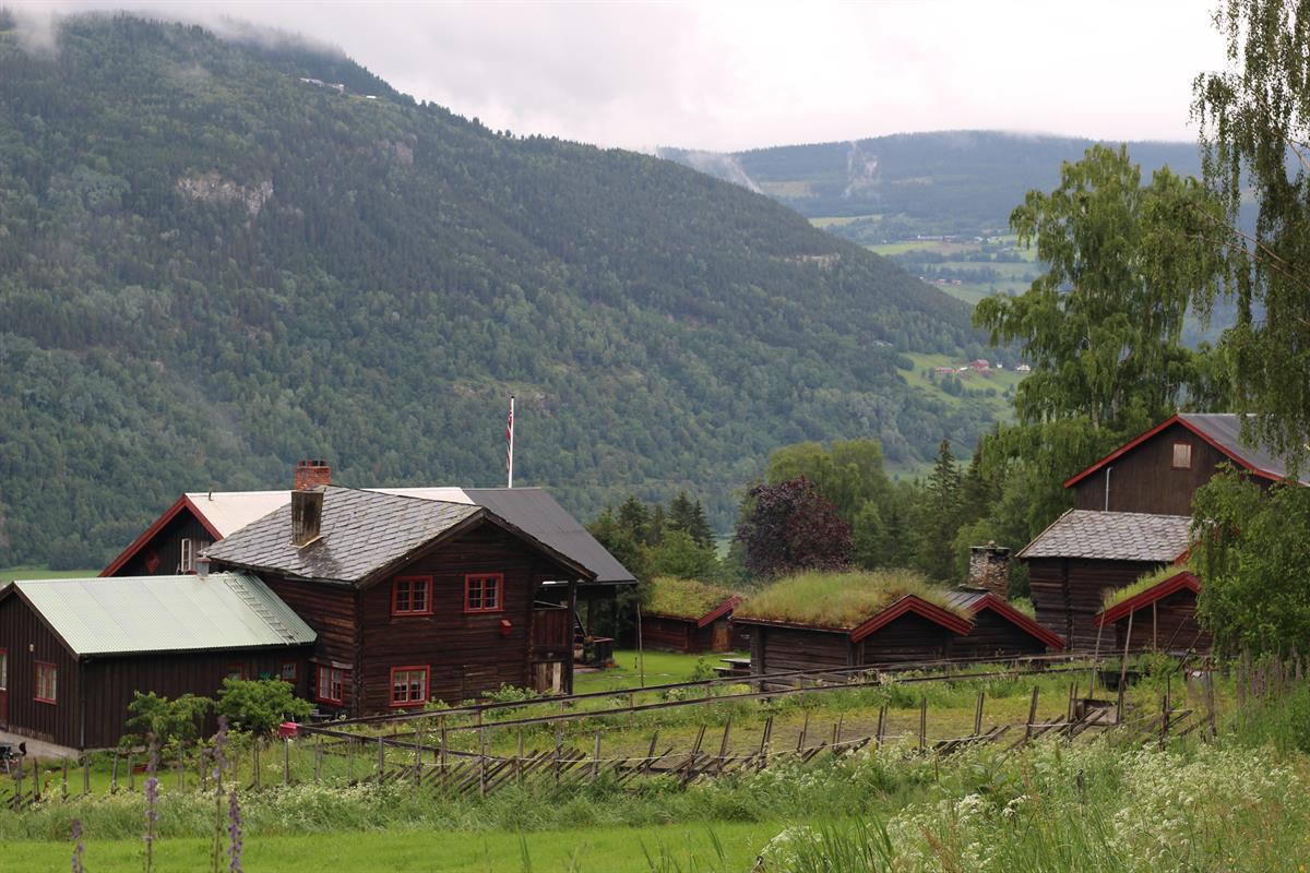 The farmhouse at Eventyrlige Opplevelser in Sør-Fron