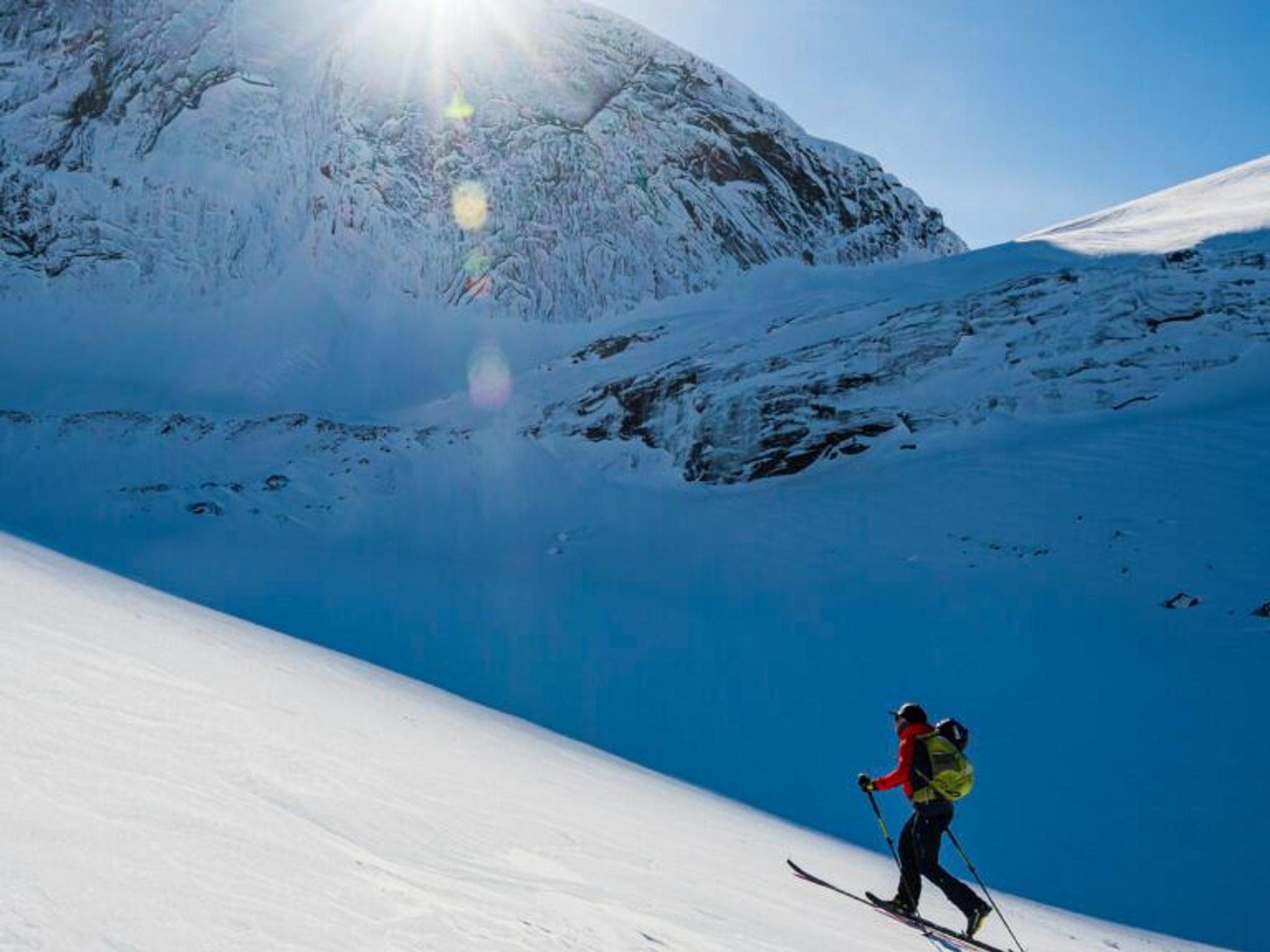 Ski touring around Narvik