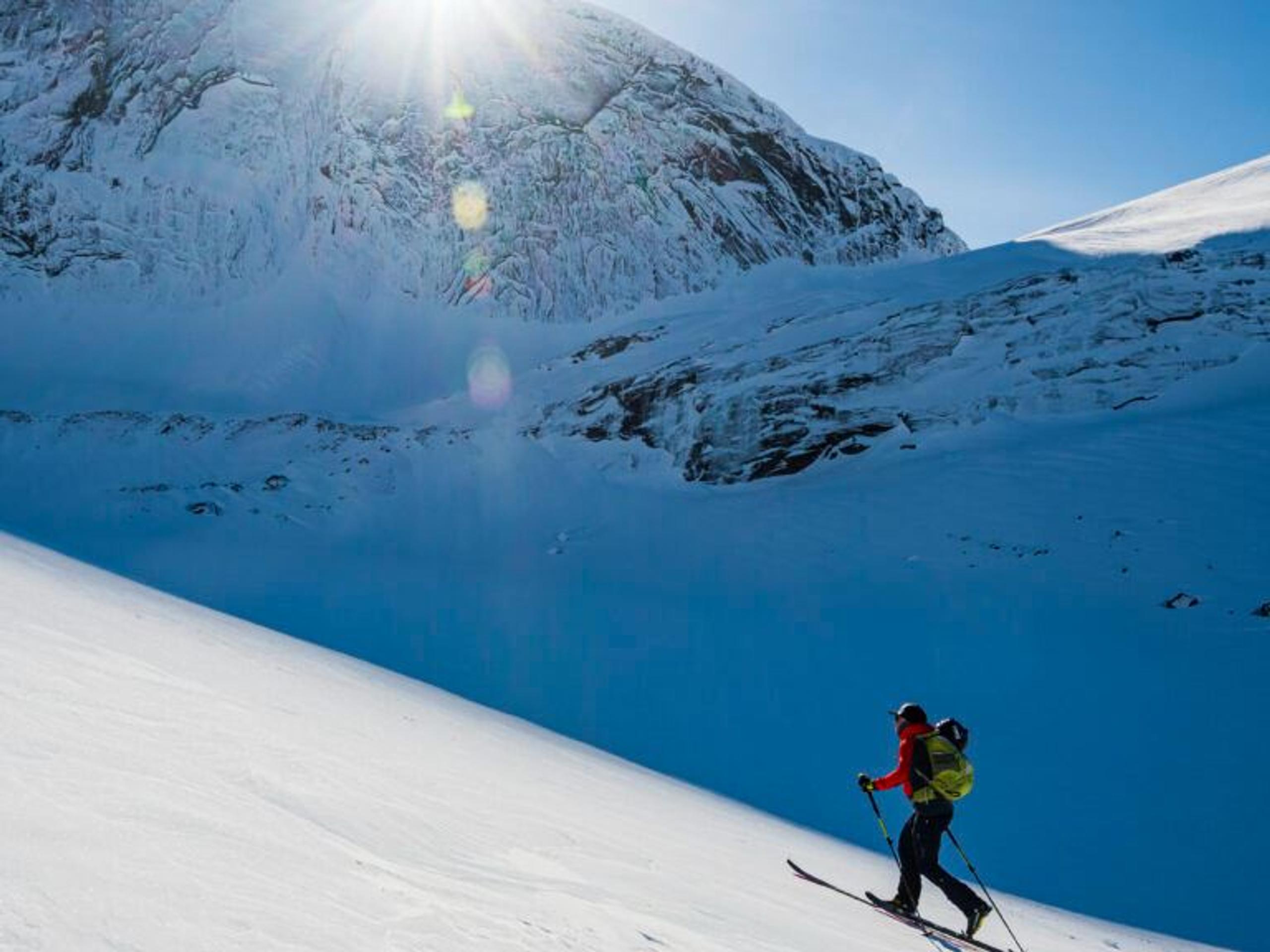 Ski touring around Narvik