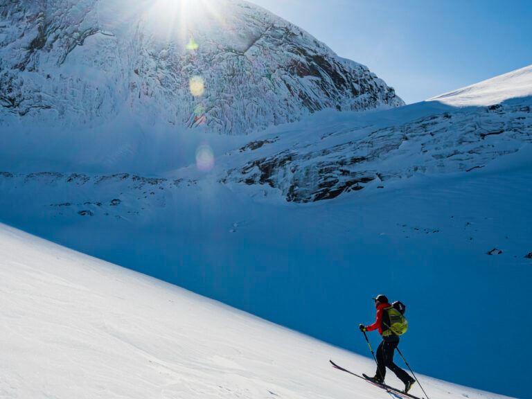 Ski touring around Narvik