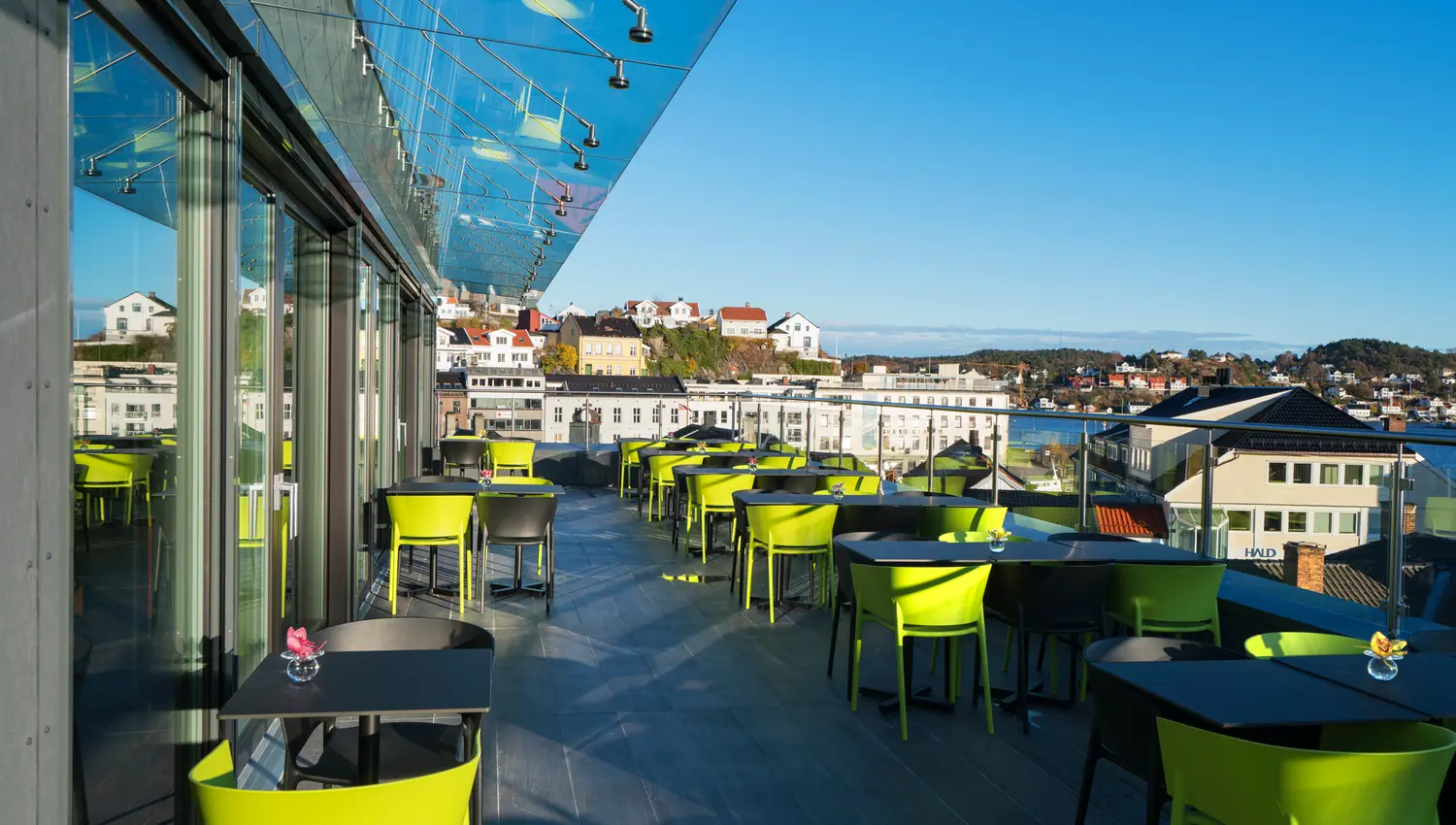 roof terrace Thon Hotel Arendal