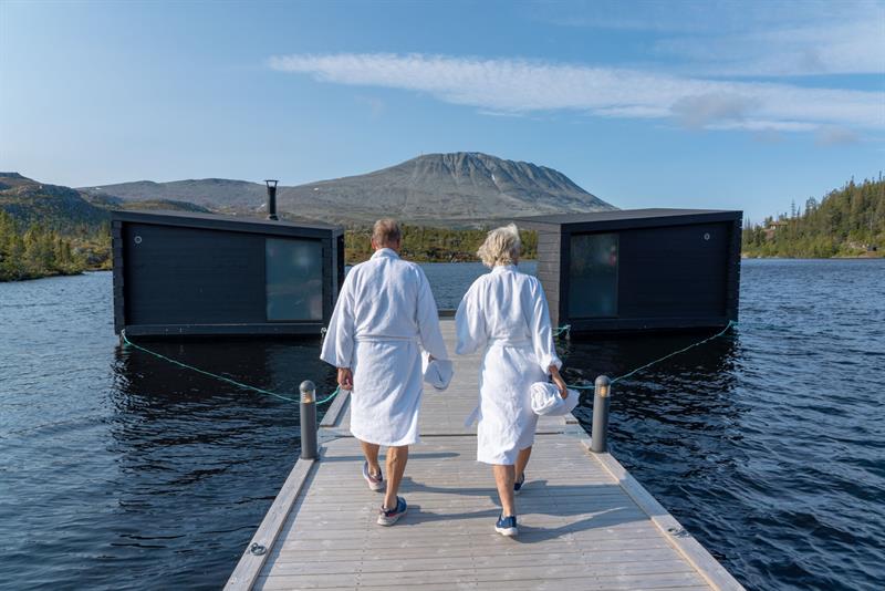 Floating sauna