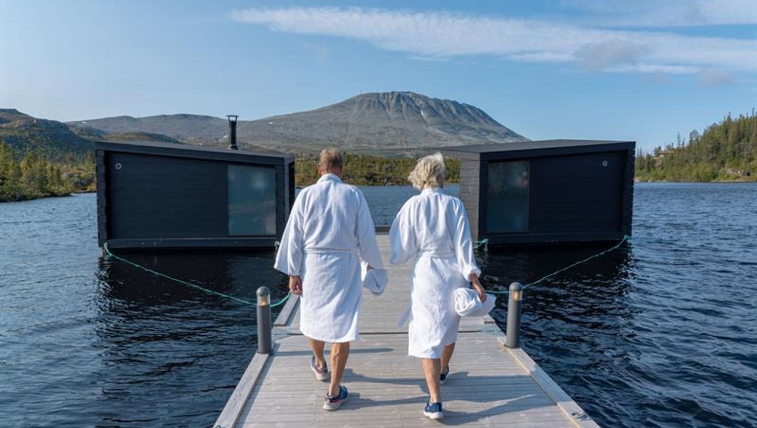 Floating sauna