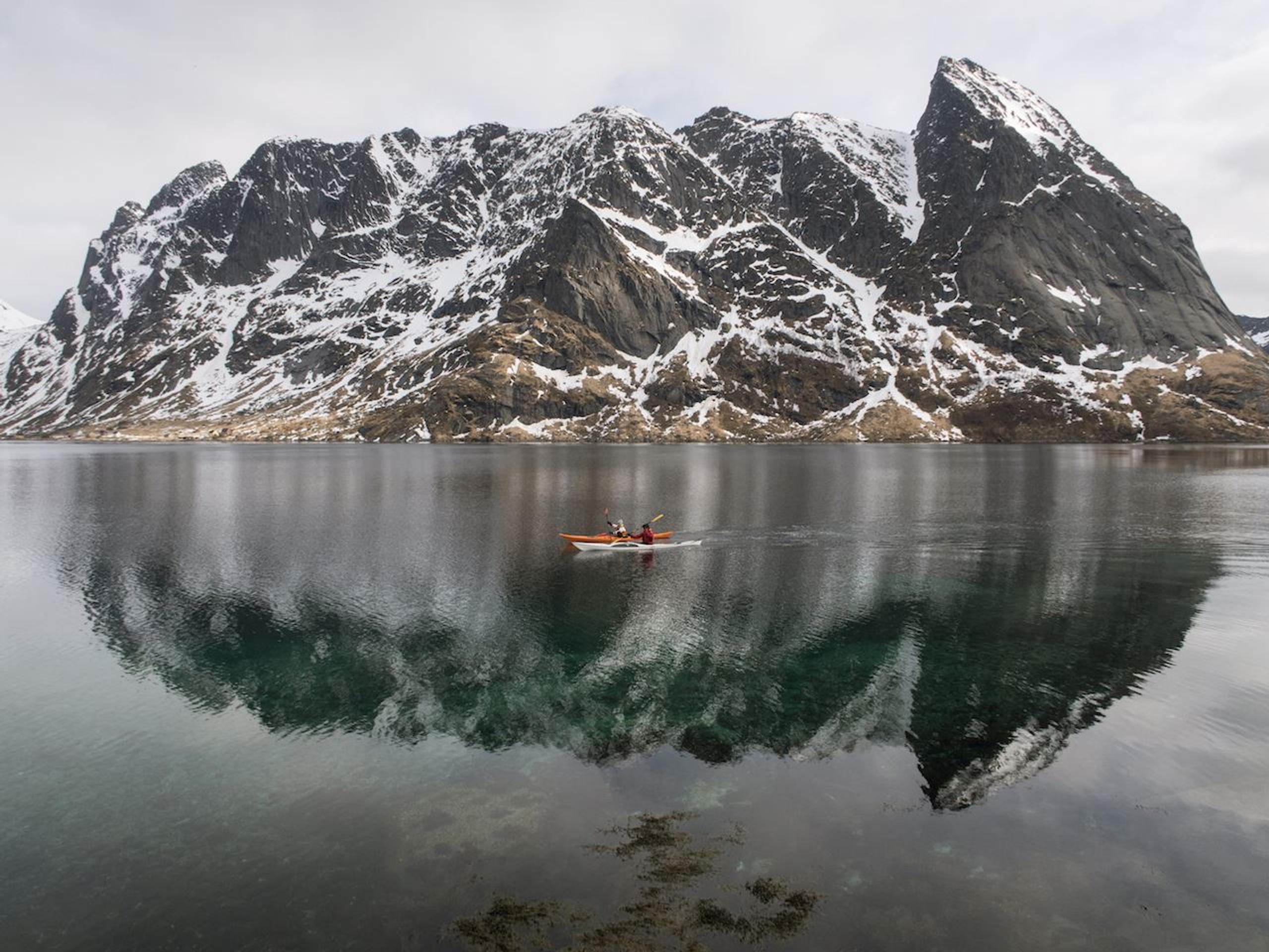 Winter kayak tour 2h