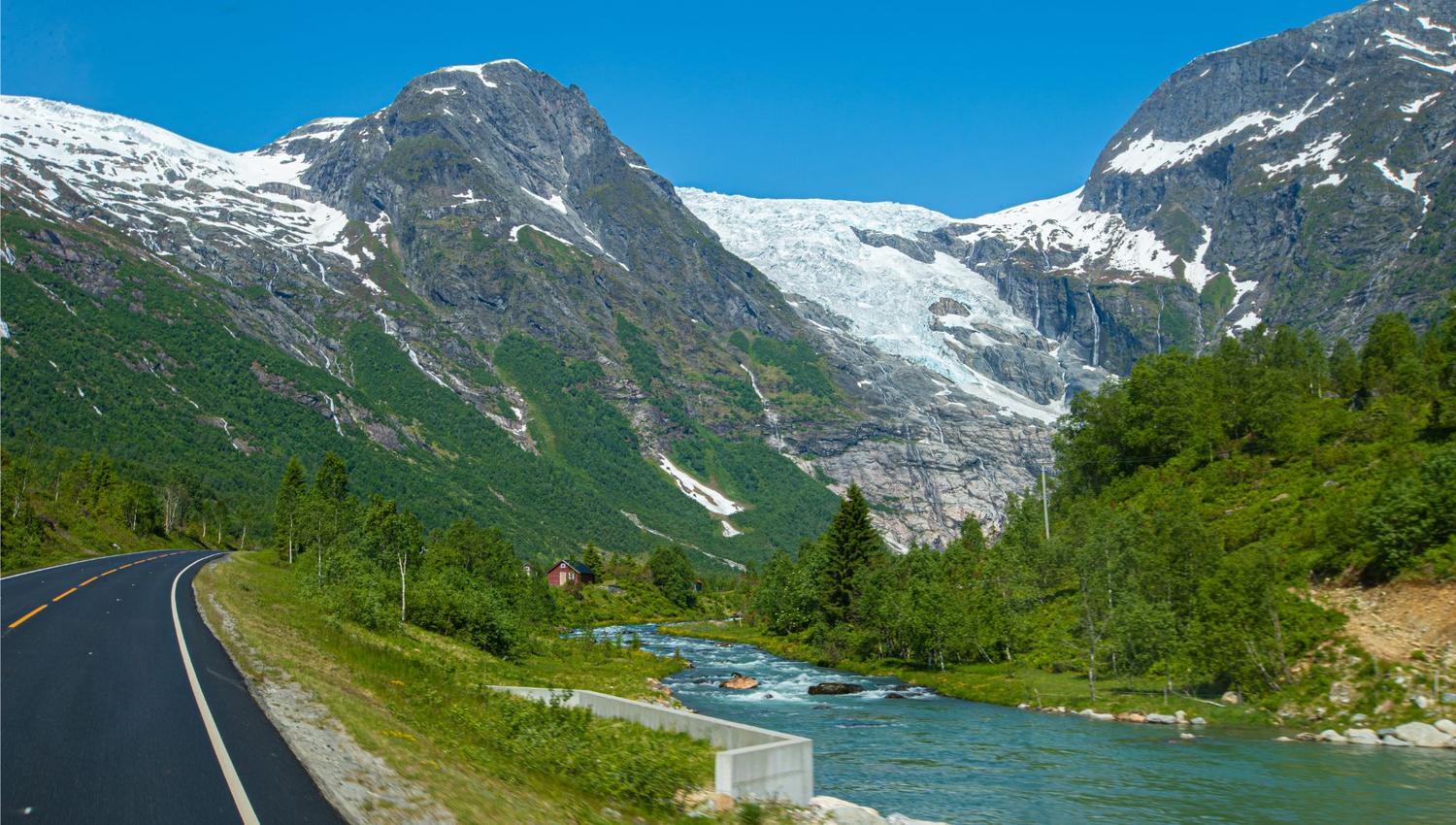 Bøyabreen Glacier, Fjærland