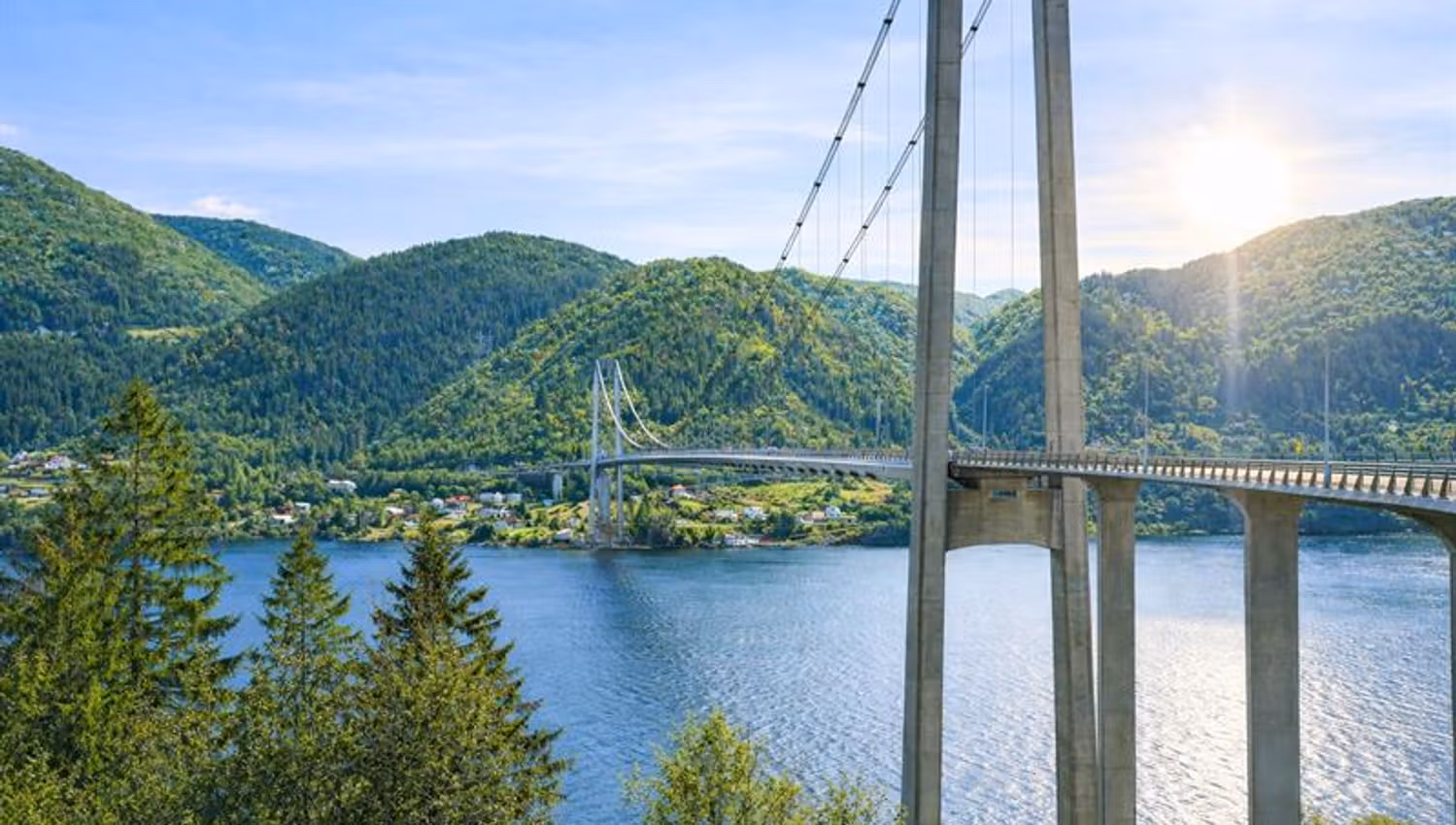 The bridge to Osterøy