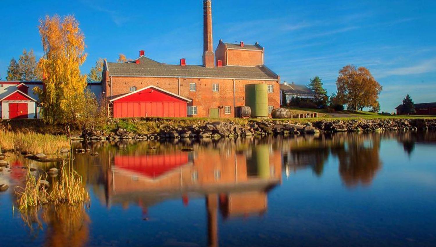 Atlungstad distillery from the sea side