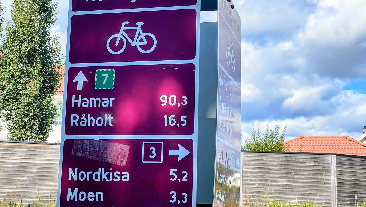 Skilt Nordbymoen