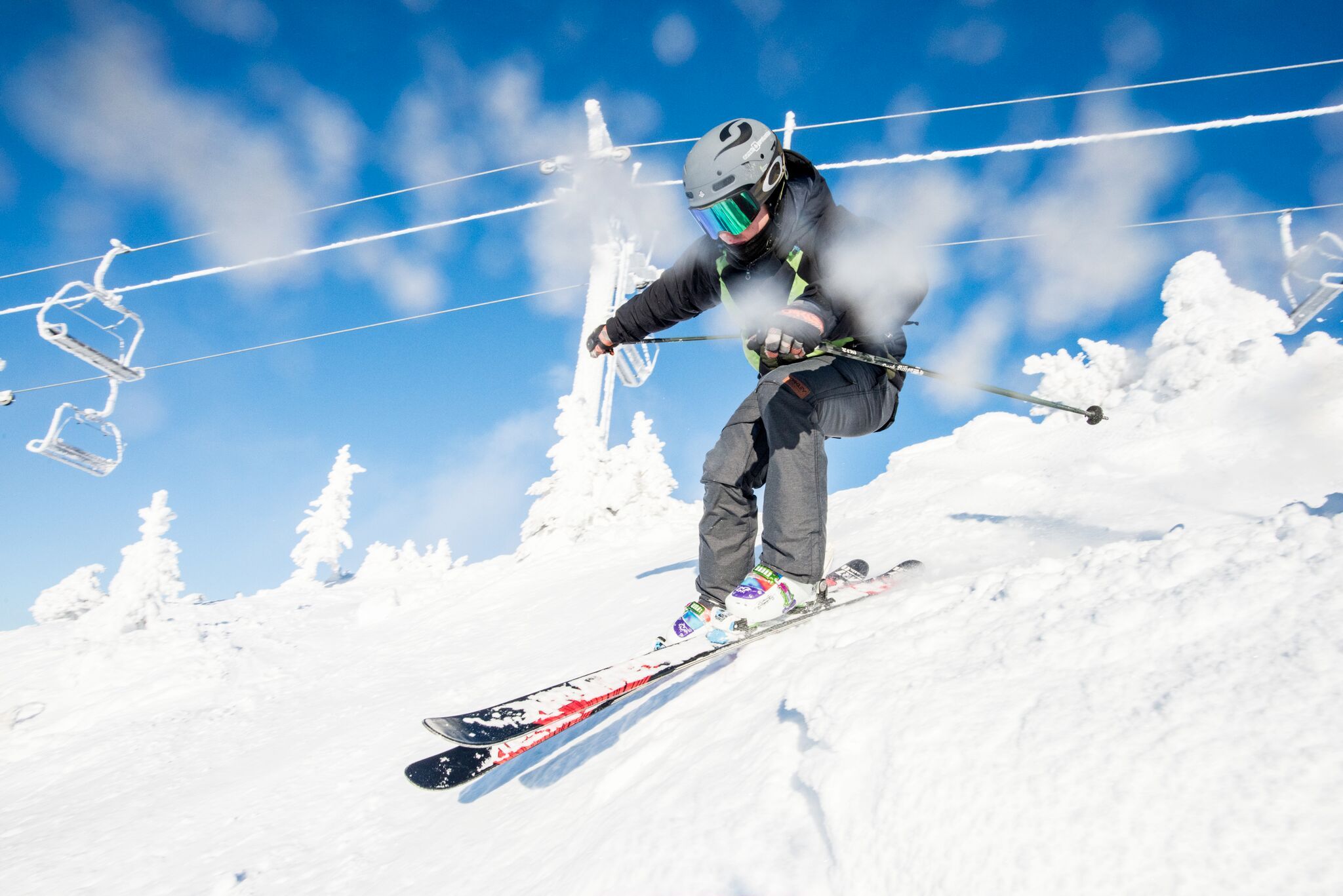 Alpine skiing in Hafjell