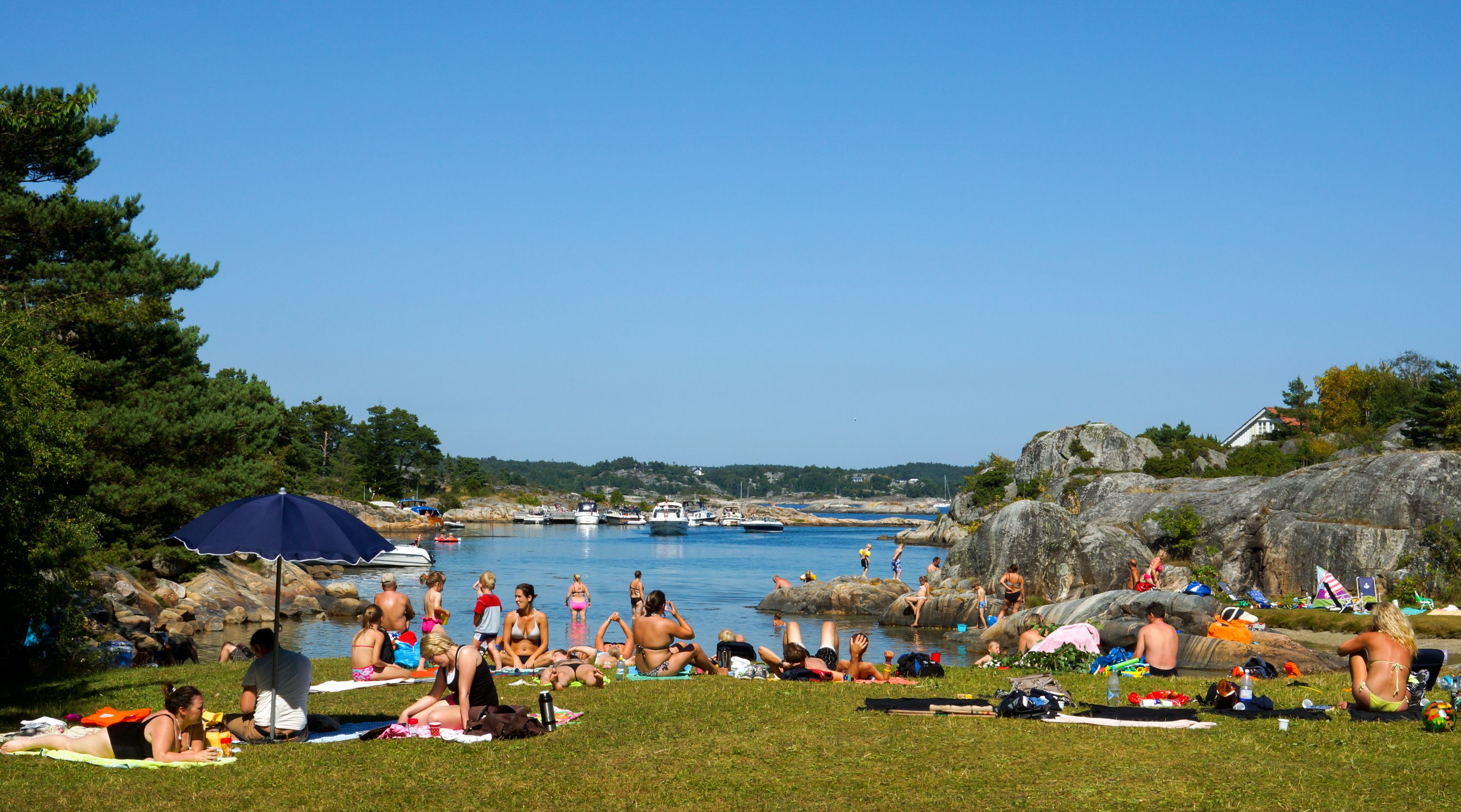Perleporten strand nær Risør