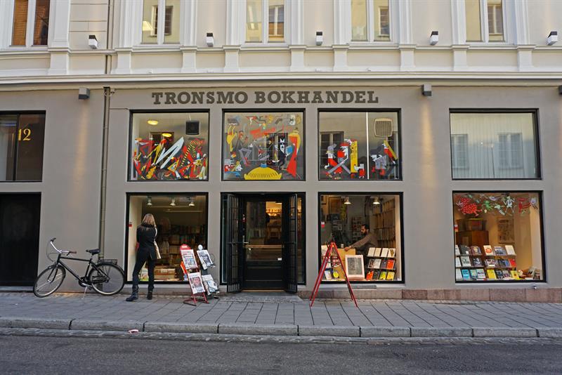 Tronsmo Bookshop seen from the street
