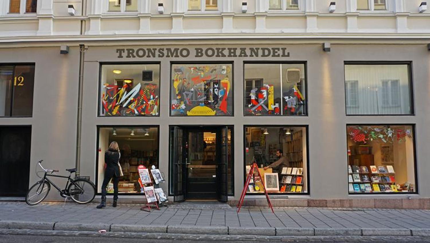 Tronsmo Bookshop seen from the street