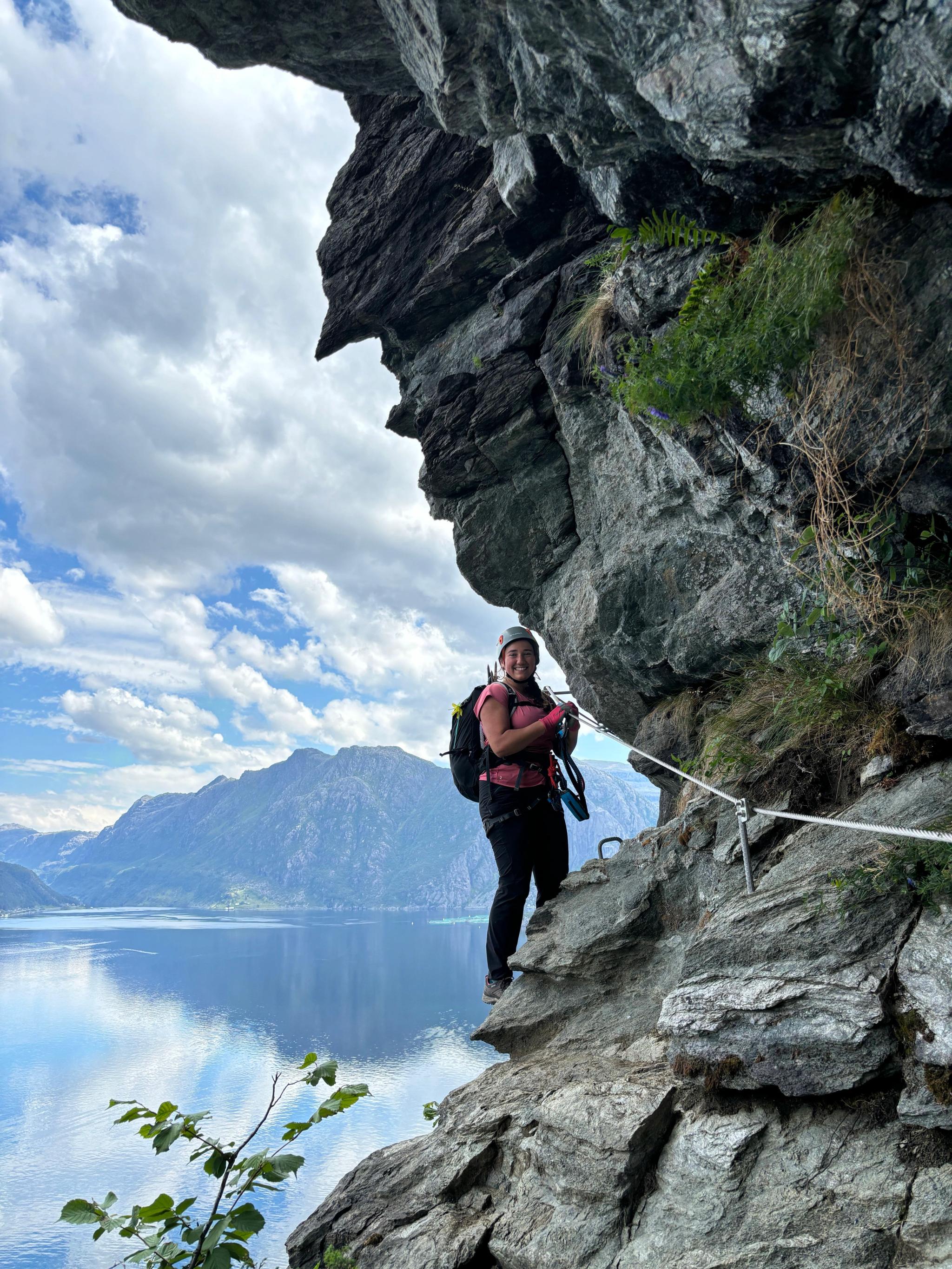 Hornelen Via Ferrata (Hekseveggen light)