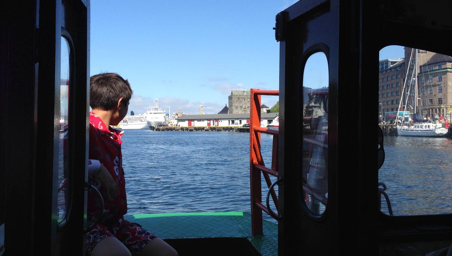 The historic ferry Beffen