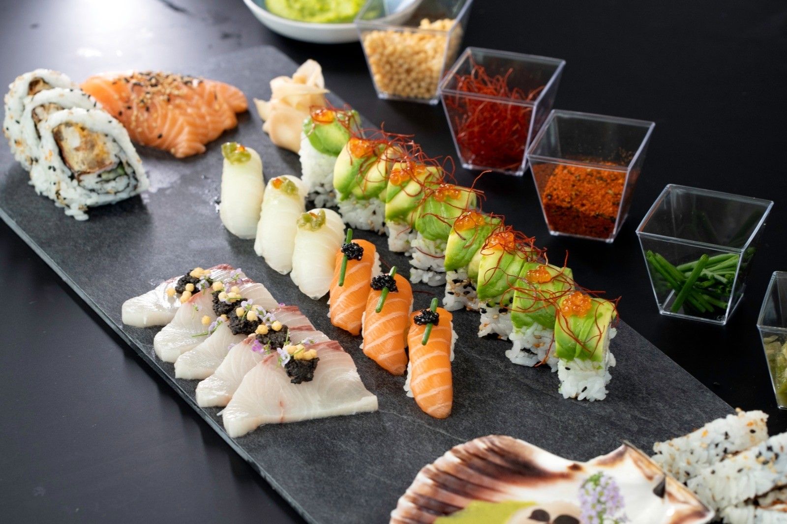 Lots of treats on the sushi menu!