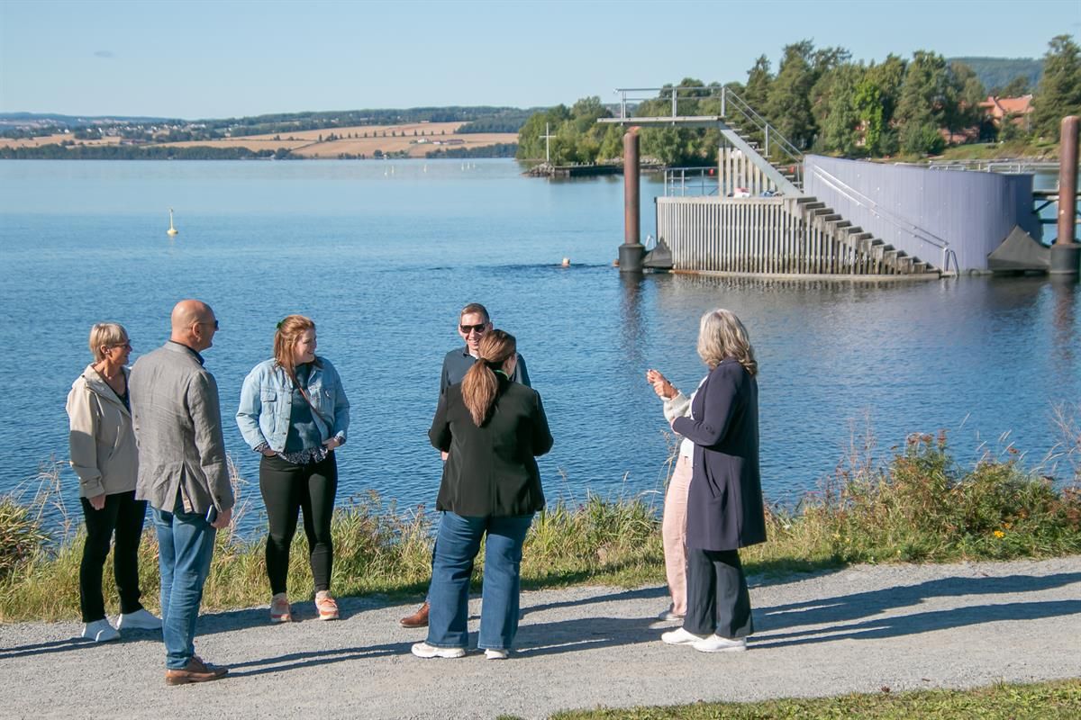 The diving tower in Hamar