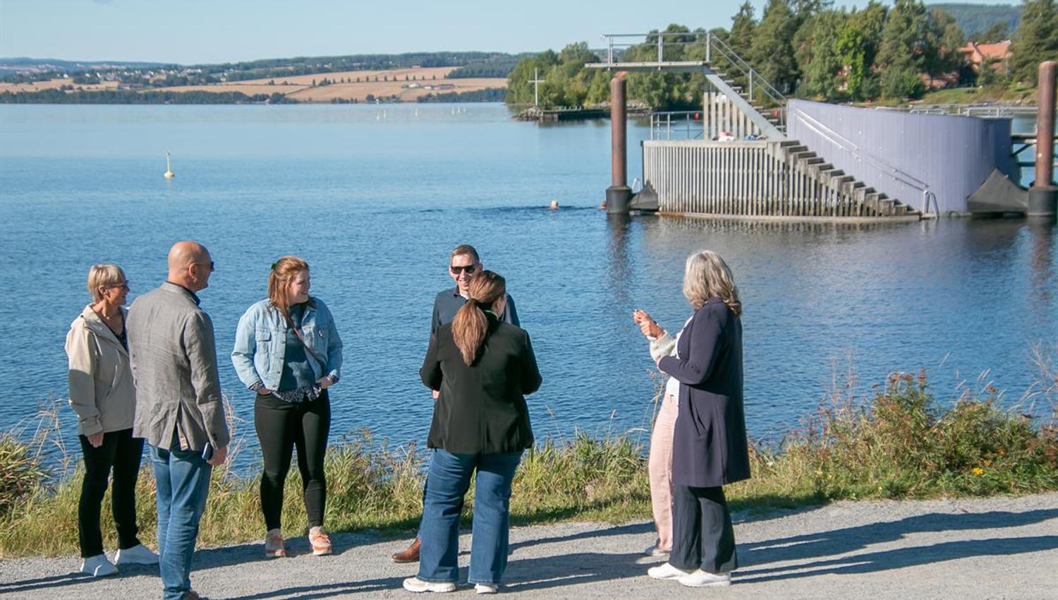 The diving tower in Hamar