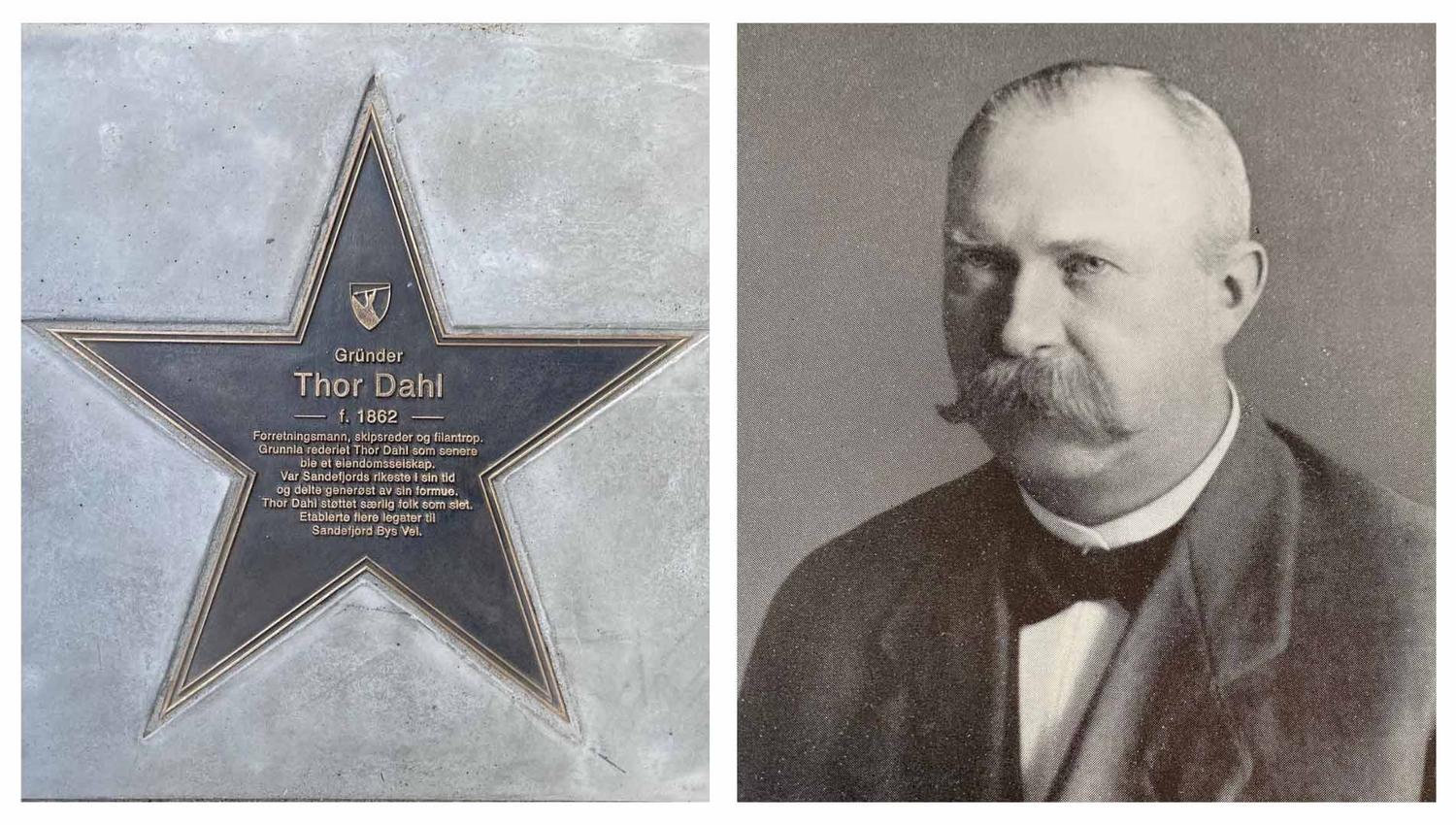 Thor Dahl og hans walk of fame stjerne