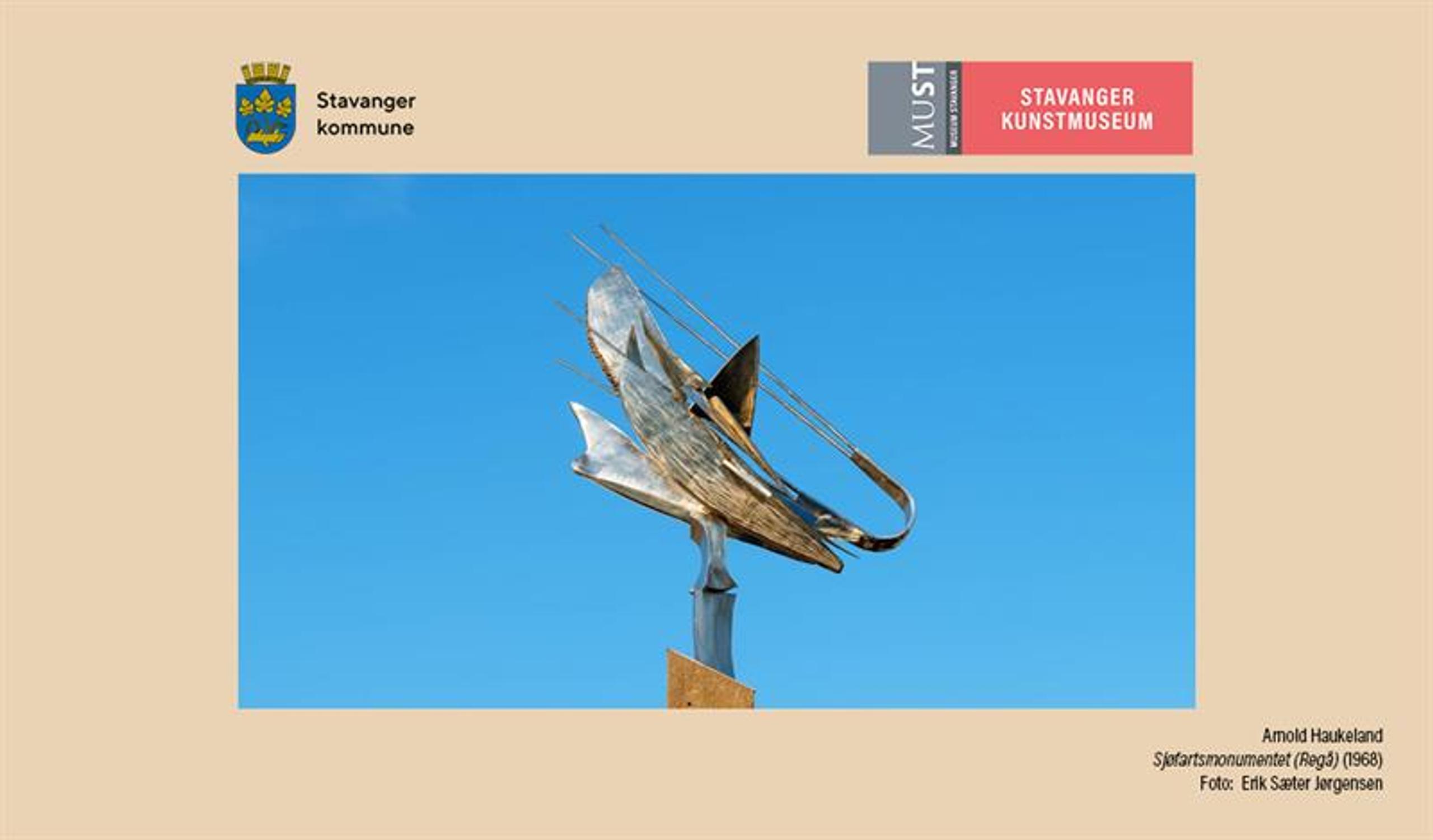 Bilde av Sjøfartsmonumentet i Stavanger.