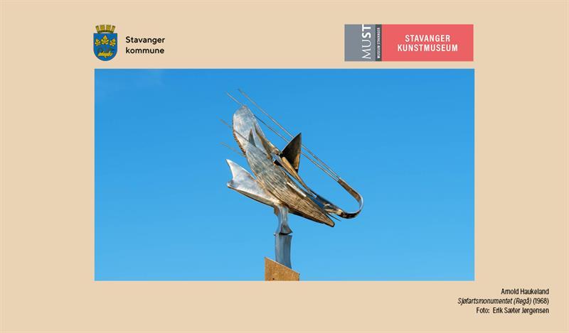 Bilde av Sjøfartsmonumentet i Stavanger.