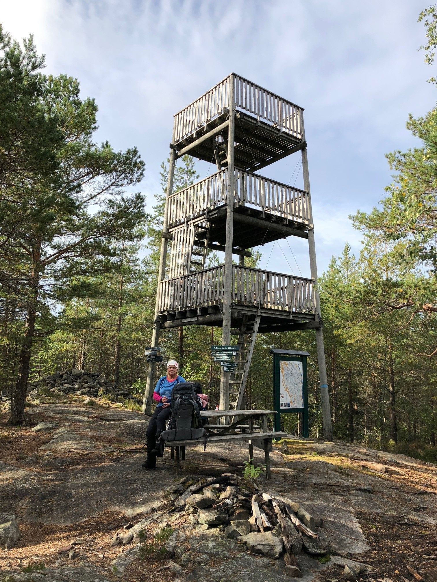Tower in the woods
