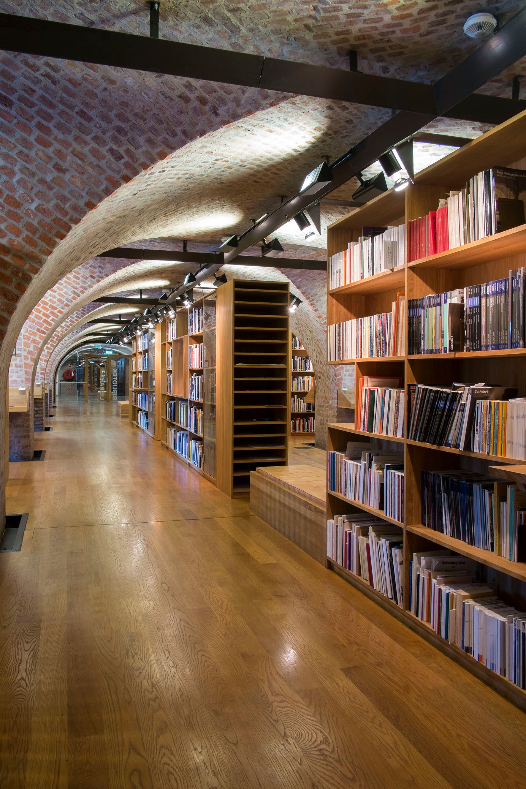 Inside the library