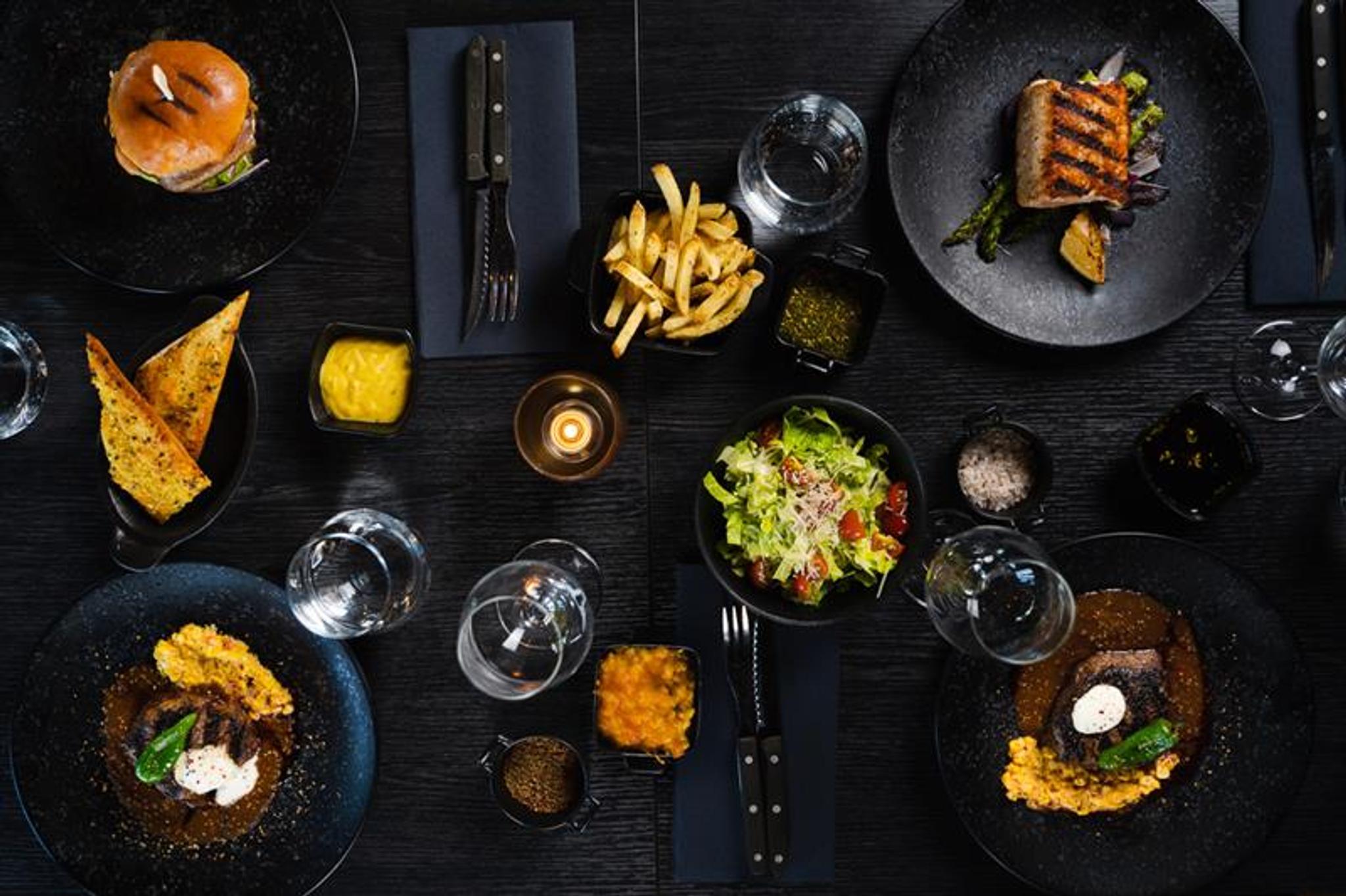 various mains and side dishes