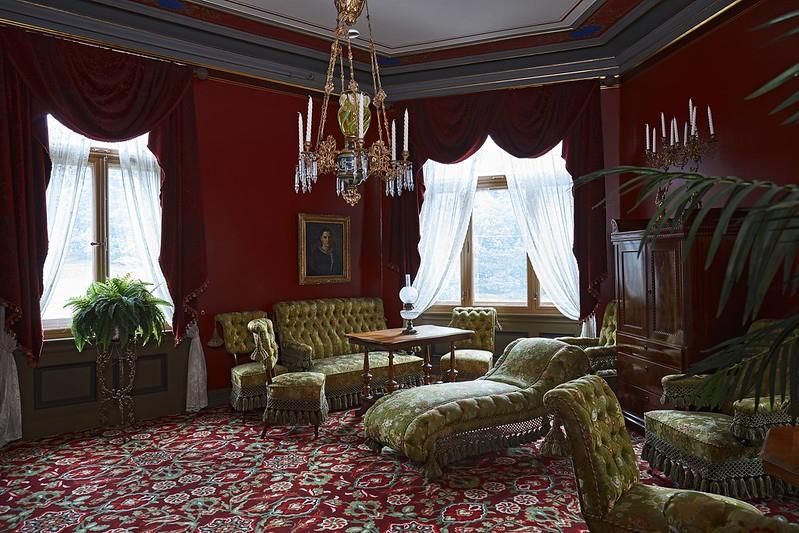 Inside Ibsen's home, 19th century decor