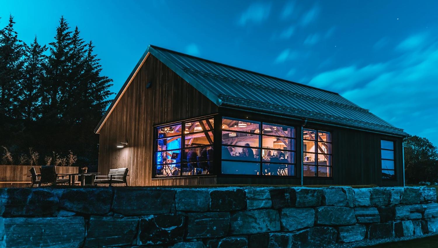 Løa hos Godø Lodge med flotte lokaler