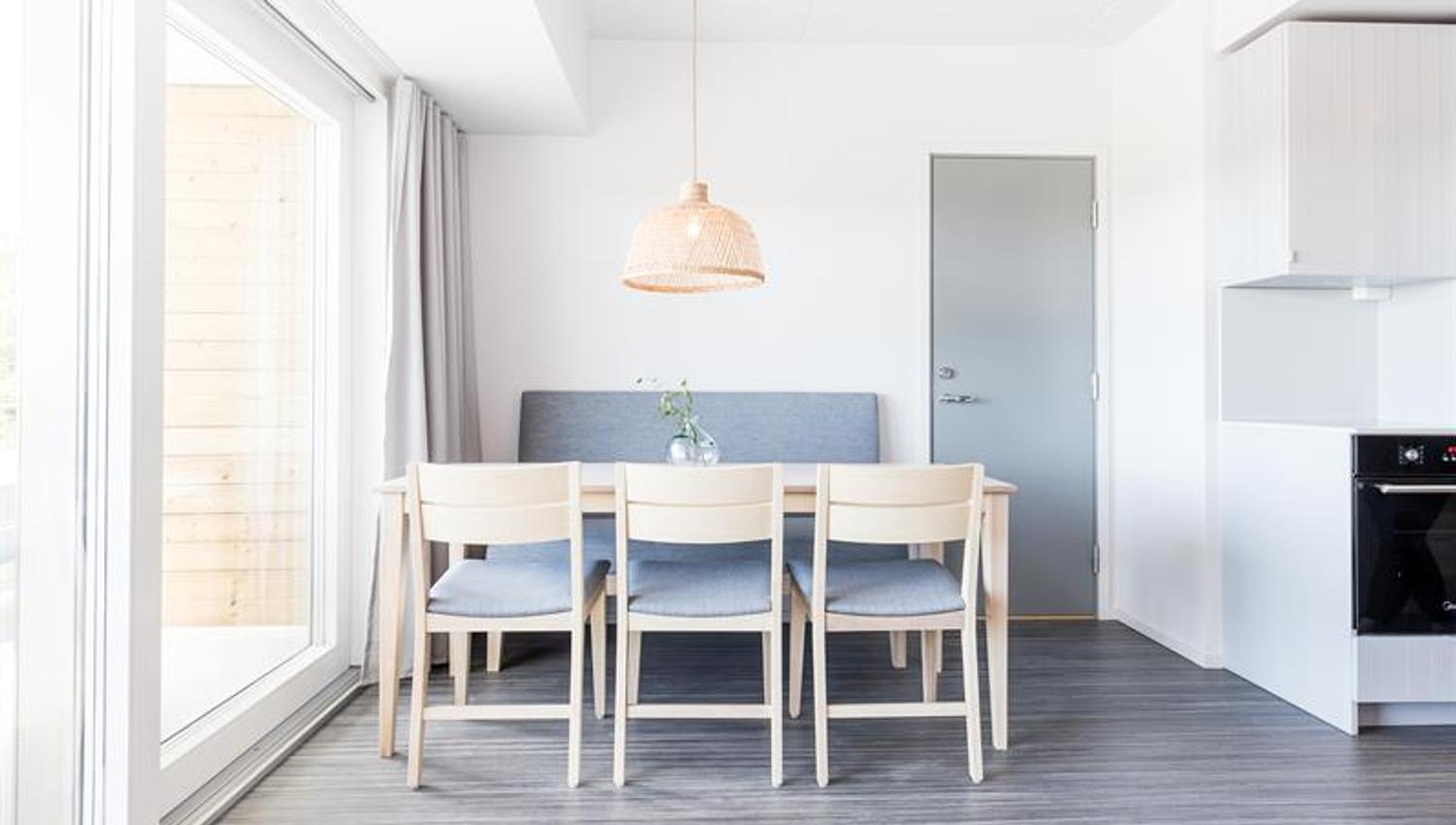 Spisegruppe på hotell leiligheten