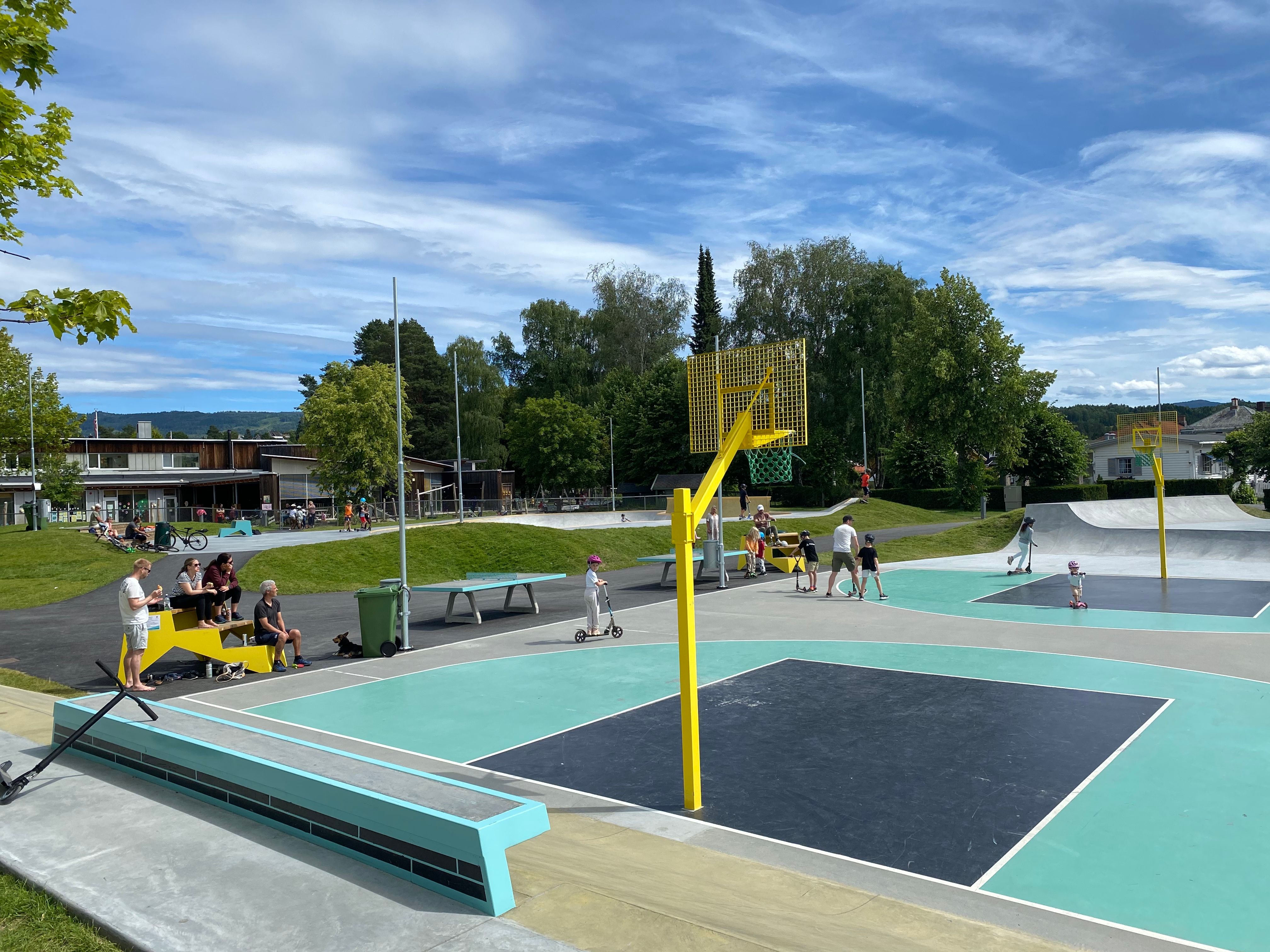 Fosseparken Skatepark i Hønefoss