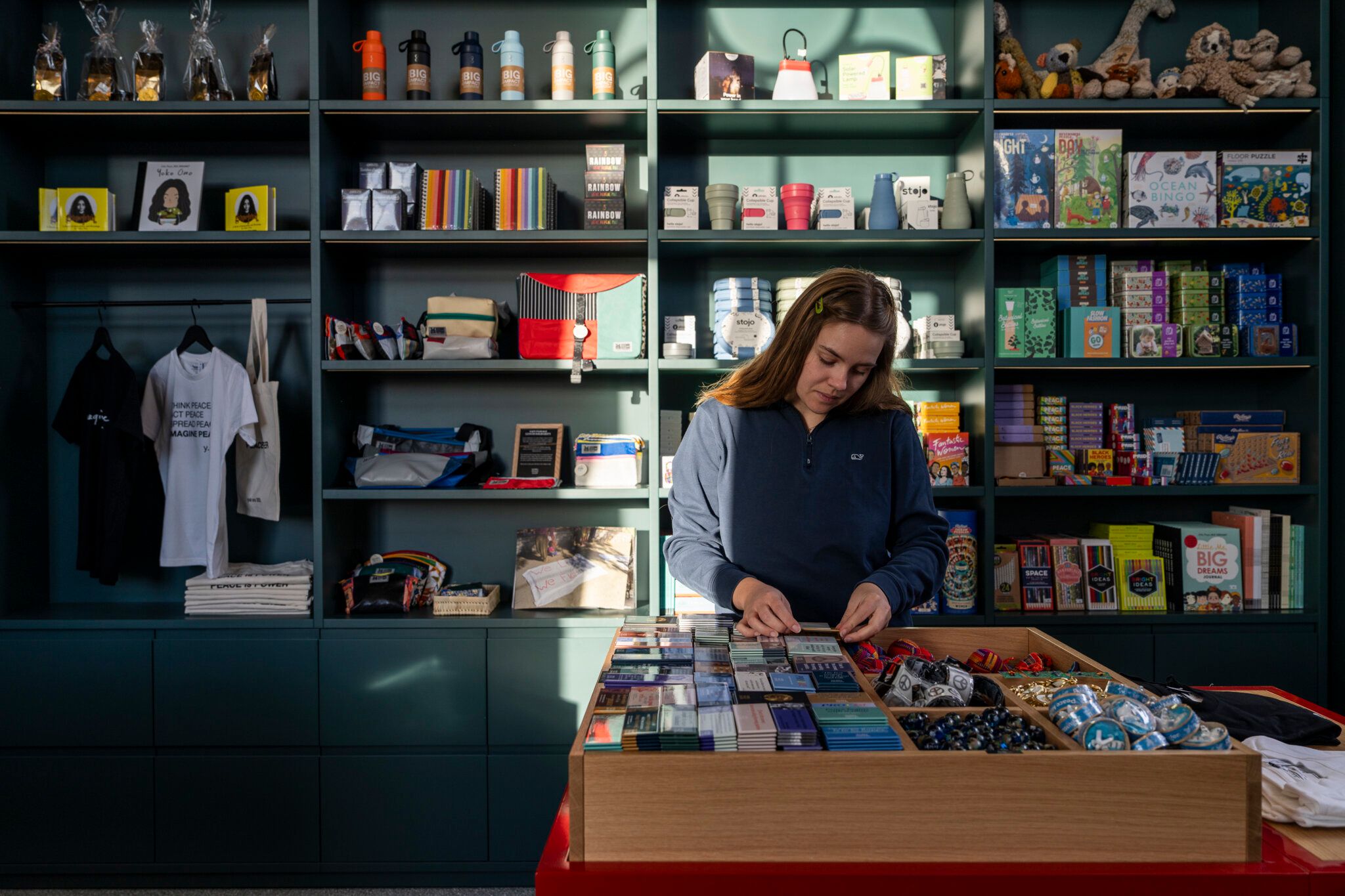 The Nobel Peace Center gift shop