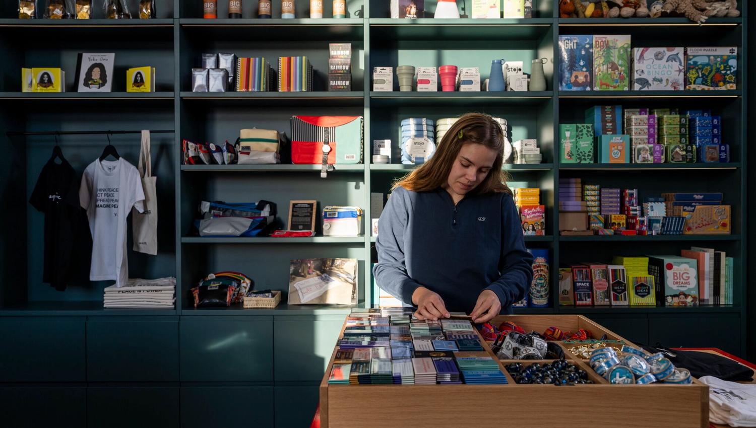 The Nobel Peace Center gift shop