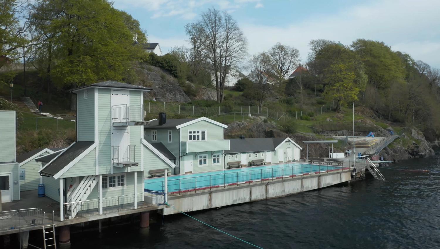 Nydelig beliggenhet på Nordnes Sjøbad
