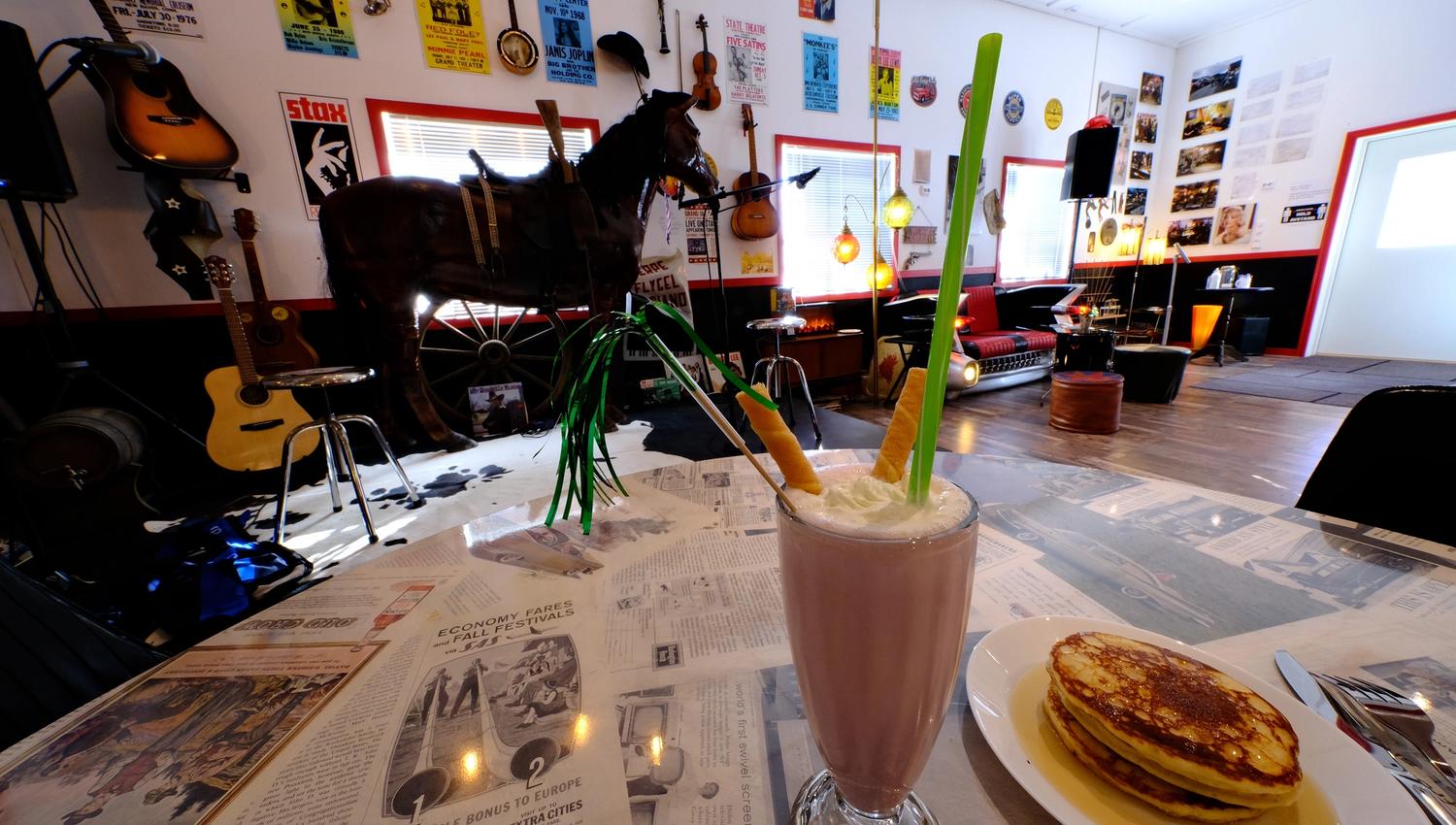 Konsertlokale og cafè