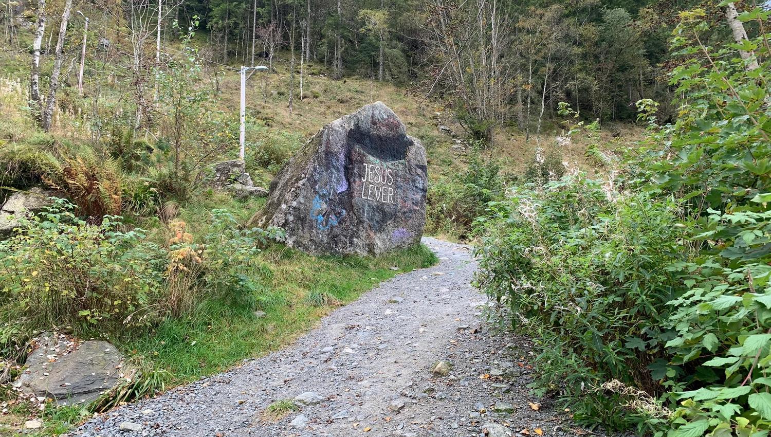 The landmark "Jesus lever"
